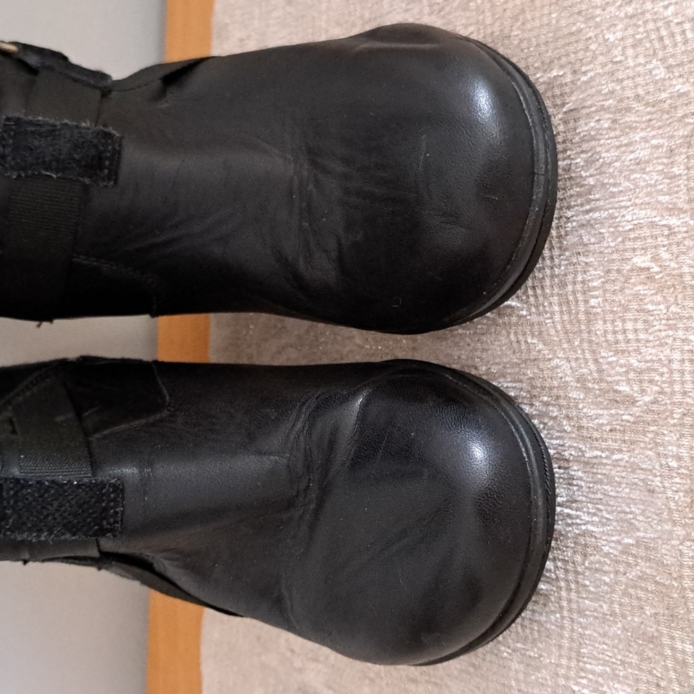 Merrell Evera Fade Heeled Black Leather Zip Boots Women's Size 6.5 - Picture 4 of 10